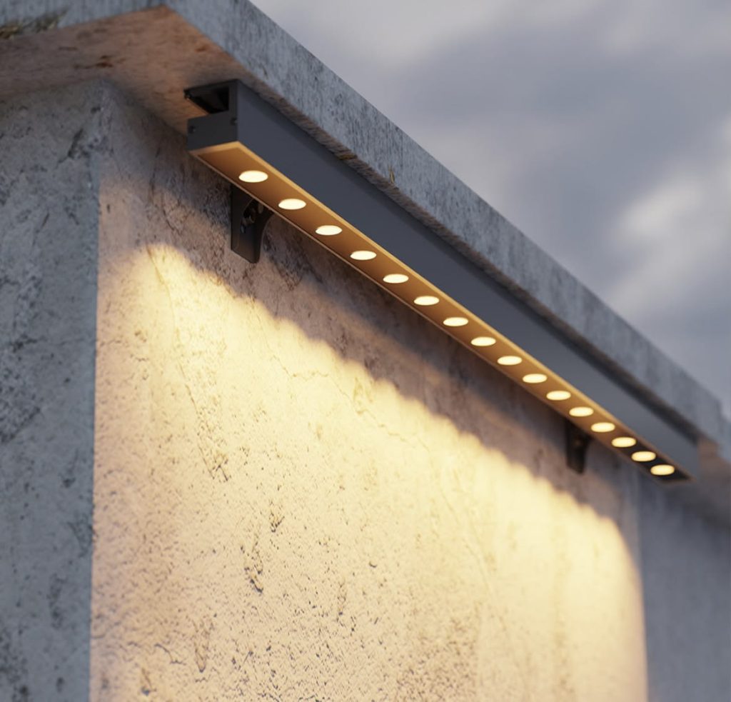Đèn LED thanh ngoài trời 12W chiếu sáng mặt tiền