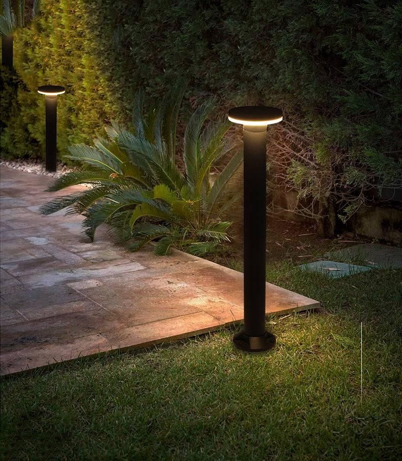 Đèn trụ nấm sân vườn tăng vẻ đẹp cảnh quan