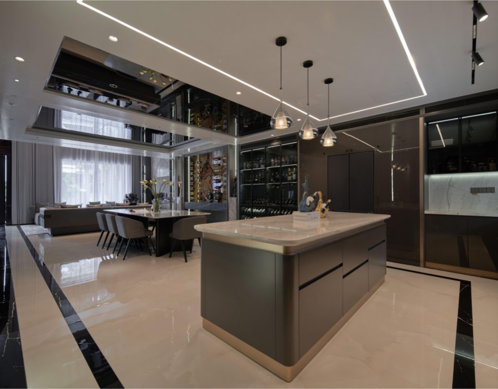 Chiếu sáng nội thất phòng bếp, phòng ăn