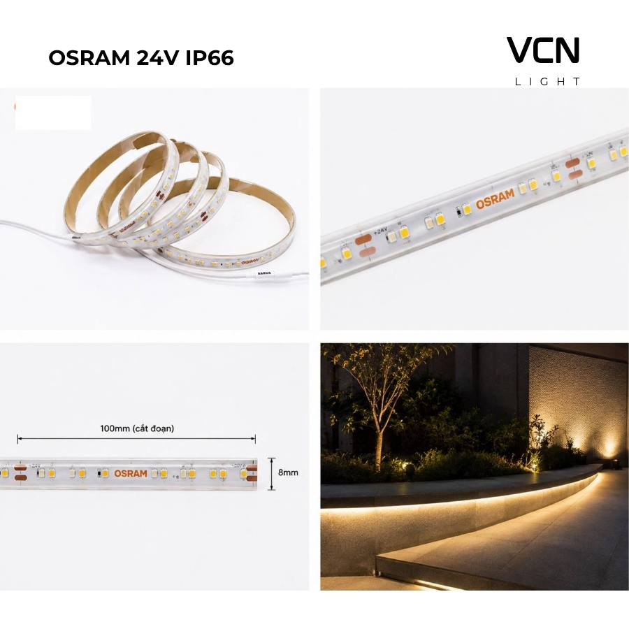 Đèn LED dây OSRAM ngoài trời 24V IP66
