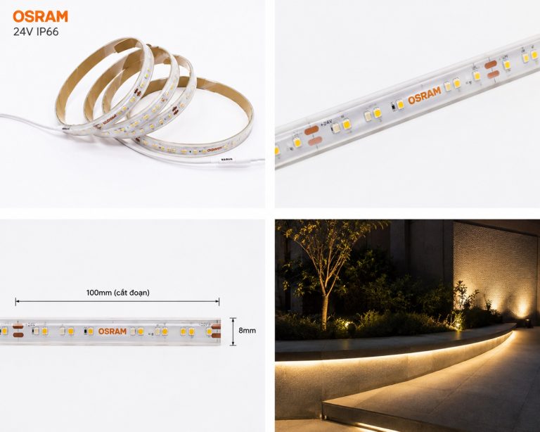 Đèn LED dây OSRAM ngoài trời 24V IP66