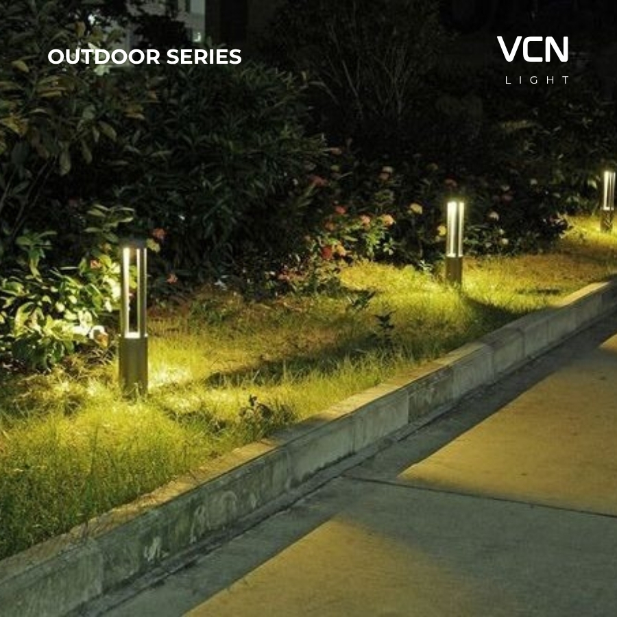 Đèn trụ sân vườn chuẩn IP65 chống nước, chống bụi tốt