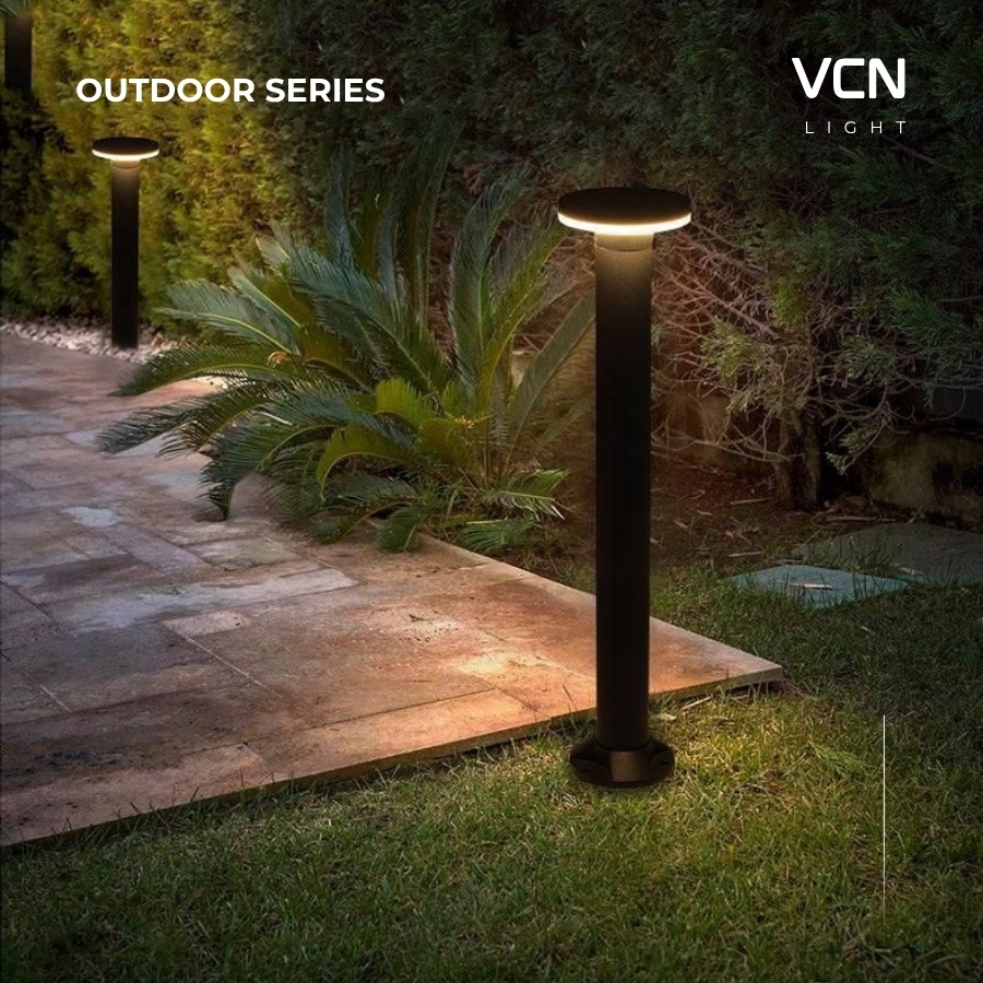 Đèn trụ nấm sân vườn cao 400mm