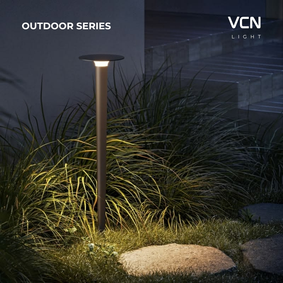 Đèn trụ nấm sân vườn chiếu sáng cảnh quan