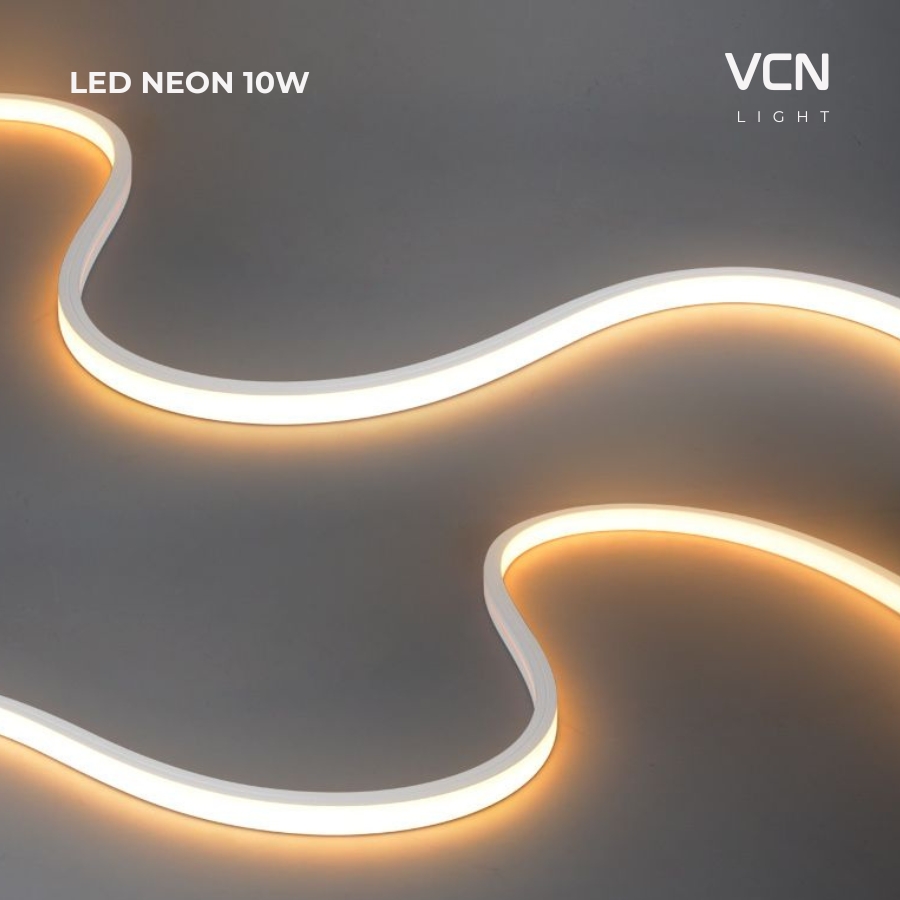 LED Neon uốn cong ngang 10W/m IP65