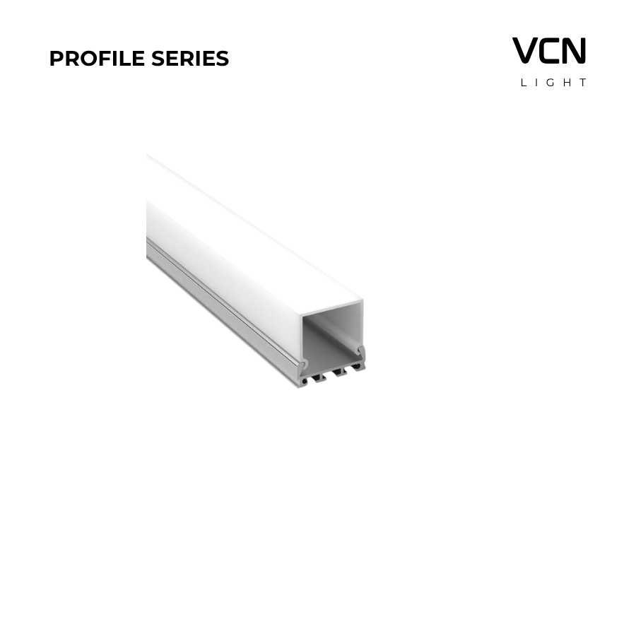 Profile Series nhôm âm thẳng T1309